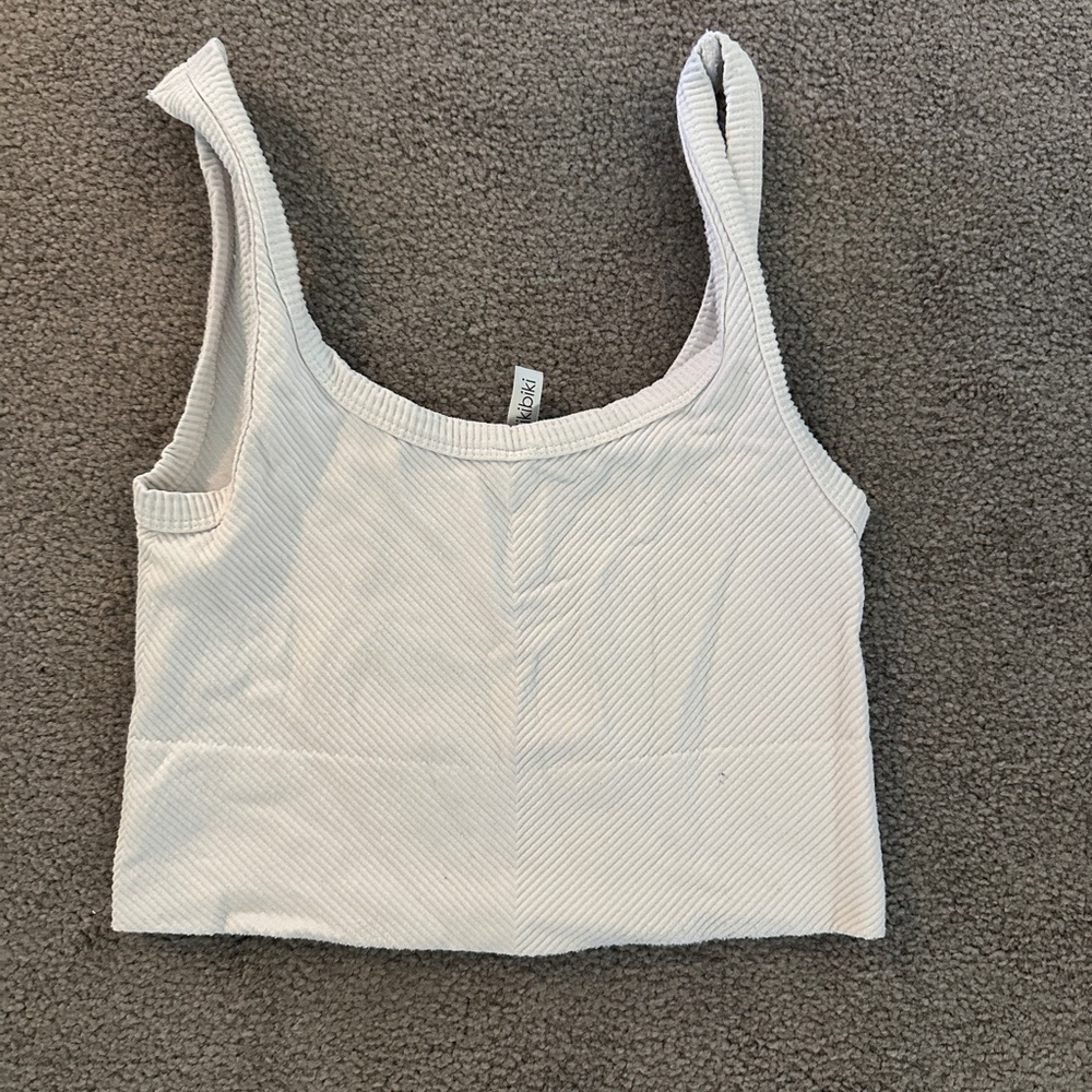 Women's Scoop Neck Crop Tank Top